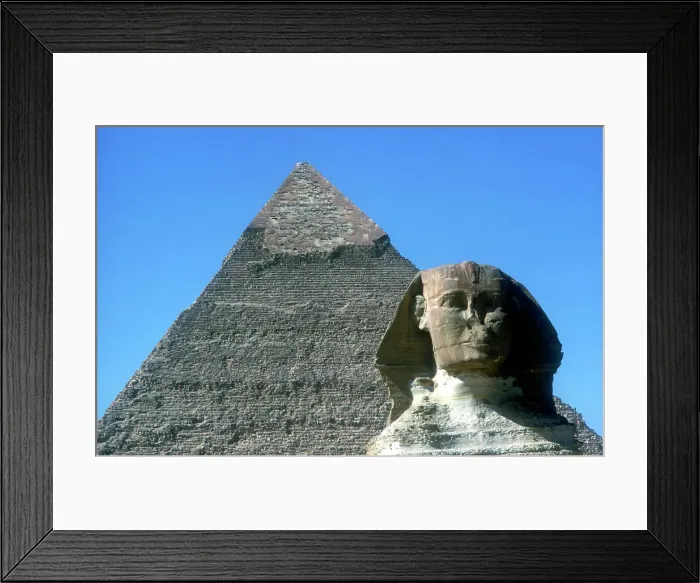 Framed Print : The Sphinx and Pyramid of Khafre (Chephren), Giza, Egypt, 4th Dynasty, 26th century BC Framed Print : The Sphinx and Pyramid of Khafre (Chephren), Giza, Egypt, 4th Dynasty, 26th century BC