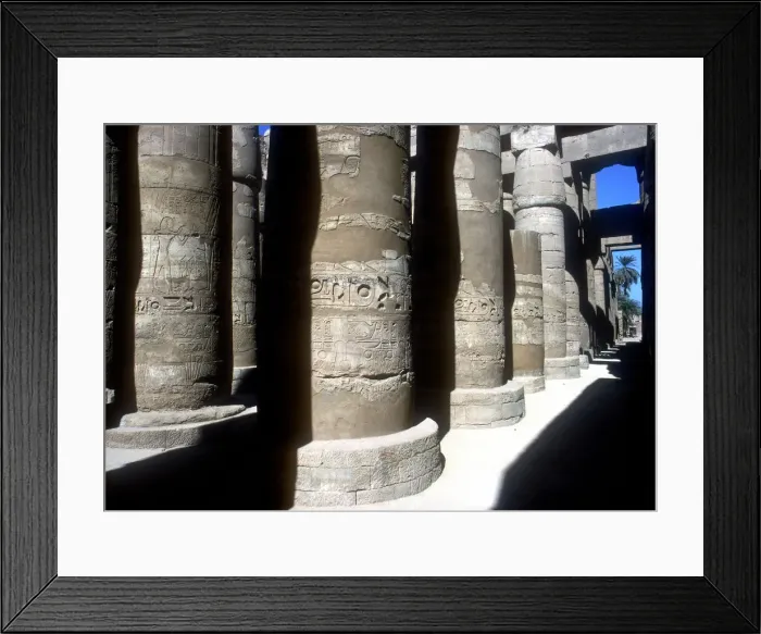 Framed Print : Pillars in the Great Hypostyle Hall, Temple of Amun, Karnak, Egypt, 14th-13th century BC Framed Print : Pillars in the Great Hypostyle Hall, Temple of Amun, Karnak, Egypt, 14th-13th century BC
