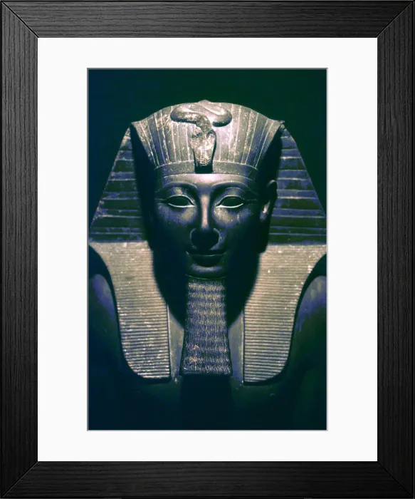 Framed Print : Bust of Queen Hatshepsut, Luxor, Egypt, c15th century BC Framed Print : Bust of Queen Hatshepsut, Luxor, Egypt, c15th century BC