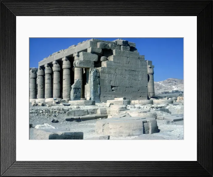 Framed Print : The Ramesseum, Temple of Rameses II, Luxor, Egypt Framed Print : The Ramesseum, Temple of Rameses II, Luxor, Egypt