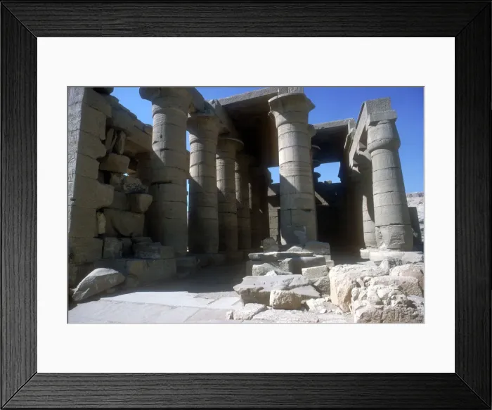 Framed Print : The Ramesseum, Temple of Rameses II, Luxor, Egypt Framed Print : The Ramesseum, Temple of Rameses II, Luxor, Egypt