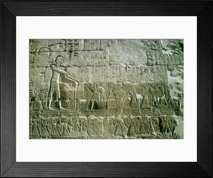 Framed Print : Relief of Rameses III receiving tribute, Mortuary Temple, Medinat Habu, Egypt, c12th centuryBC Framed Print : Relief of Rameses III receiving tribute, Mortuary Temple, Medinat Habu, Egypt, c12th centuryBC