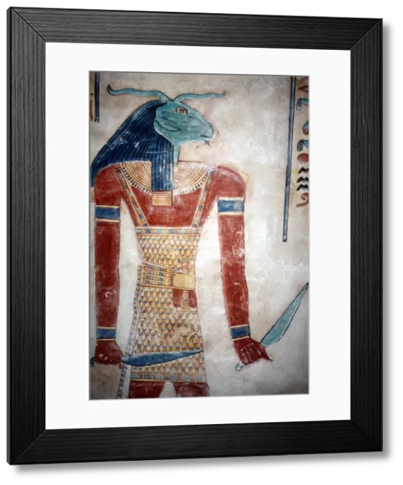 Framed Print : Wallpainting from the tomb of a prince, Valley of the Queens, Luxor, Egypt, c12th century BC Framed Print : Wallpainting from the tomb of a prince, Valley of the Queens, Luxor, Egypt, c12th century BC