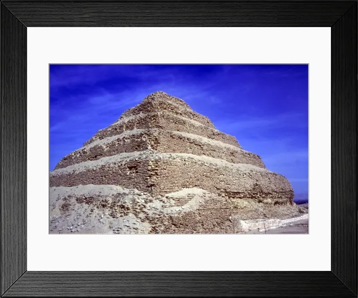 Framed Print : Step Pyramid of King Djoser (Zozer), Saqqara, Egypt, 3rd Dynasty, c2600 BC. Artist: Imhotep Framed Print : Step Pyramid of King Djoser (Zozer), Saqqara, Egypt, 3rd Dynasty, c2600 BC. Artist: Imhotep