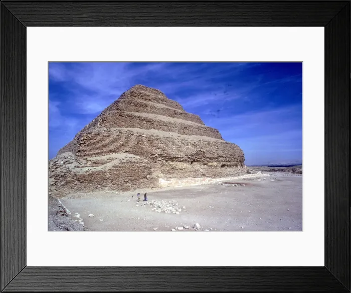 Framed Print : Step Pyramid of King Djoser (Zozer), Saqqara, Egypt, 3rd Dynasty, c2600 BC. Artist: Imhotep Framed Print : Step Pyramid of King Djoser (Zozer), Saqqara, Egypt, 3rd Dynasty, c2600 BC. Artist: Imhotep