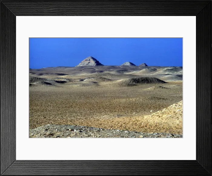 Framed Print : Step Pyramid of King Djoser (Zozer) in the distance, Saqqara, Egypt, 3rd Dynasty, c2600 BC. Artist: Imhotep Framed Print : Step Pyramid of King Djoser (Zozer) in the distance, Saqqara, Egypt, 3rd Dynasty, c2600 BC. Artist: Imhotep