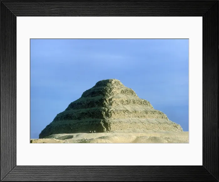 Framed Print : Step Pyramid of King Djoser (Zozer), Saqqara, Egypt, 3rd Dynasty, c2600 BC. Artist: Imhotep Framed Print : Step Pyramid of King Djoser (Zozer), Saqqara, Egypt, 3rd Dynasty, c2600 BC. Artist: Imhotep