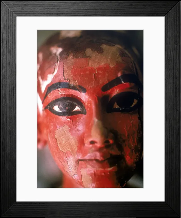 Framed Print : Closeup of head of Tutankhamun as a child emerging from a lotus flower Framed Print : Closeup of head of Tutankhamun as a child emerging from a lotus flower