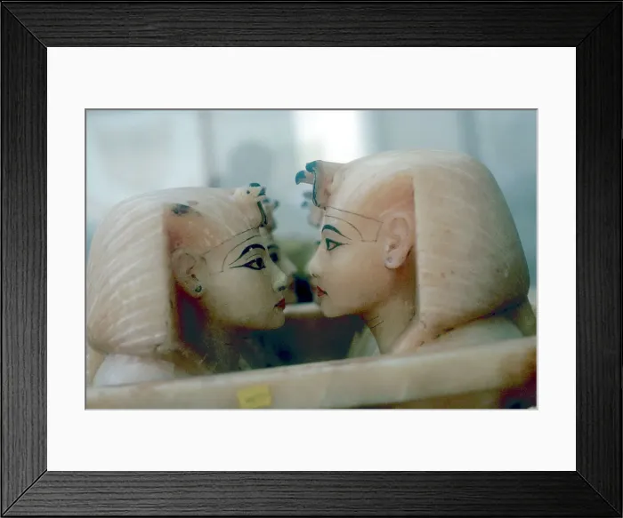 Framed Print : Canopic Jars from the Tomb of Tutankhamun Framed Print : Canopic Jars from the Tomb of Tutankhamun