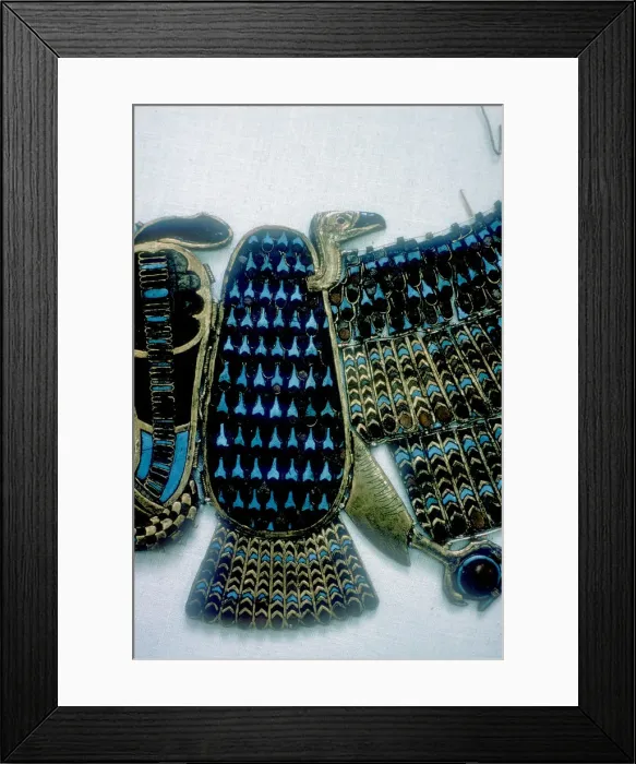 Framed Print : Pendant of the Vulture of Upper Egypt, Tomb of Tutankhamun, c14th century BC Framed Print : Pendant of the Vulture of Upper Egypt, Tomb of Tutankhamun, c14th century BC