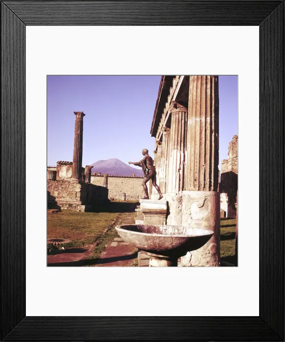 Framed Print : The Temple of Apollo, Pompeii, Italy Framed Print : The Temple of Apollo, Pompeii, Italy