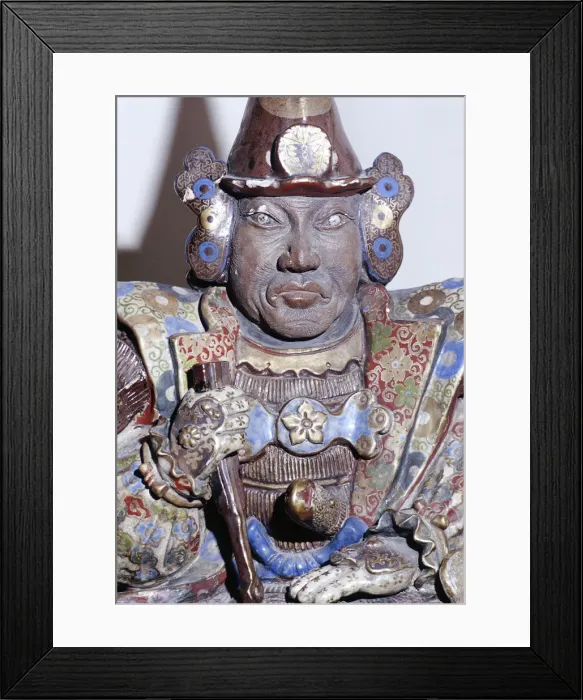 Framed Print : Figure of a Samurai warrior, Japanese Framed Print : Figure of a Samurai warrior, Japanese