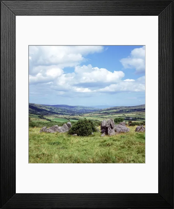 Framed Print : Ossians Grave, Glenaan, County Antrim Framed Print : Ossians Grave, Glenaan, County Antrim