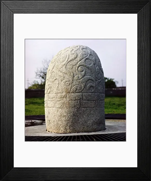 Framed Print : Turoe Stone, Co. Galway, Eire, 1st century BC Framed Print : Turoe Stone, Co. Galway, Eire, 1st century BC