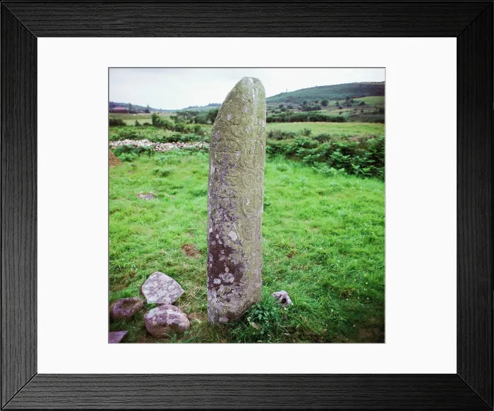 Framed Print : Kilnasaggart Cross Pillar, Armagh, c714 Framed Print : Kilnasaggart Cross Pillar, Armagh, c714