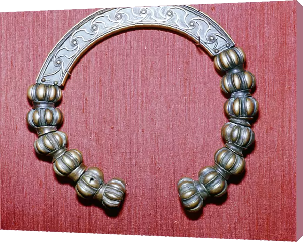 Celtic bronze collar (torc), Dumfriesshire, Scotland, c1st century