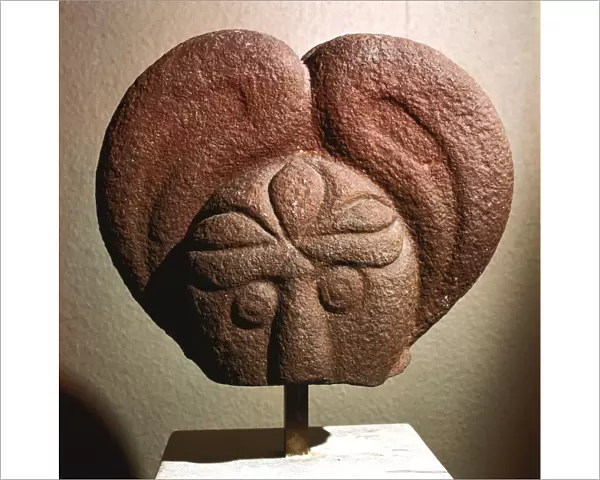 Celtic stone head, Heidelberg, Germany, c5th - 4th century BC