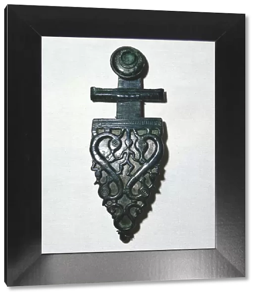 Celtic bronze belt-hook, Holzelsau, Unterinntal, Germany, 4th century BC