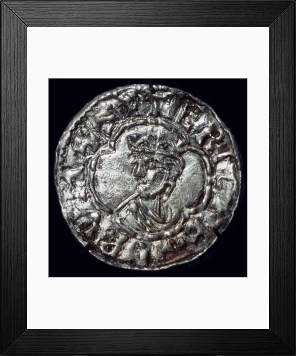 Framed Print : Silver penny of the Irish King Sigtrygg Silkbeard Framed Print : Silver penny of the Irish King Sigtrygg Silkbeard