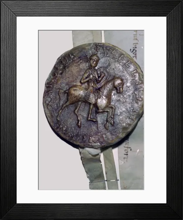 Framed Print : Seal of King William II of England Framed Print : Seal of King William II of England