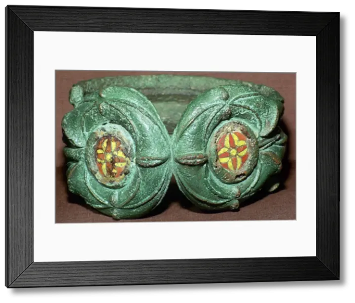 Framed Print : Celtic bronze armlet from Scotland Framed Print : Celtic bronze armlet from Scotland