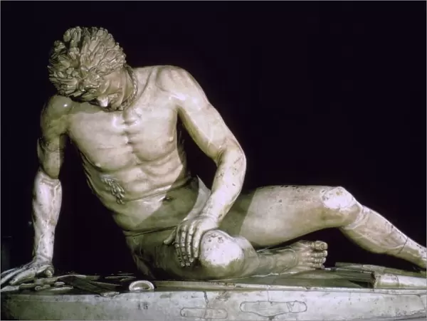 The Dying Gaul statue, a Roman copy of a Hellenistic Greek bronze, 3rd century BC. Artist: Epigonus