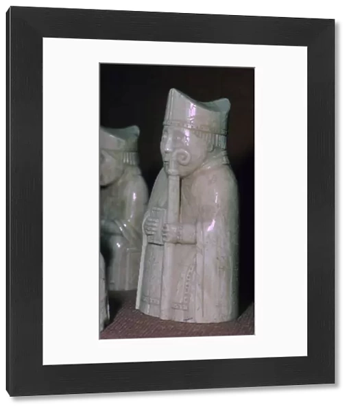 A Bishop - The Lewis Chessmen, (Norwegian?), c1150-c1200