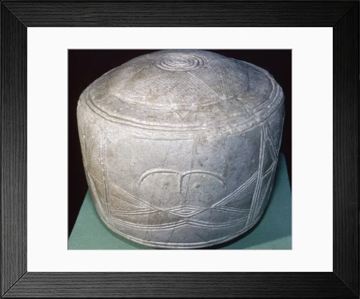 Framed Print : The Folkton Drums, found in East Yorkshire, England, Late Neolithic period, 2600-2000 BC Framed Print : The Folkton Drums, found in East Yorkshire, England, Late Neolithic period, 2600-2000 BC