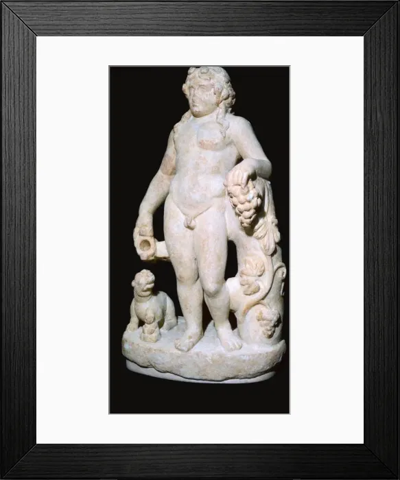Framed Print : Roman marble statue of Bacchus Framed Print : Roman marble statue of Bacchus