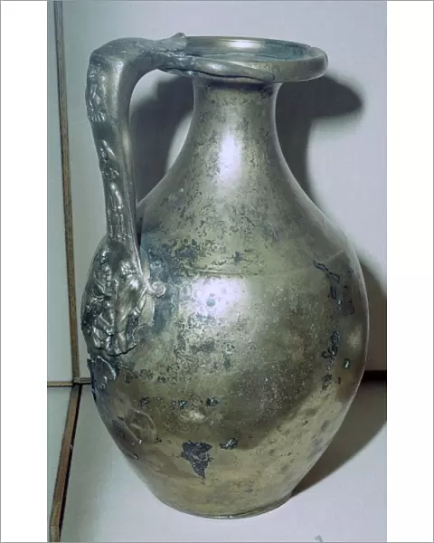 Roman bronze jug