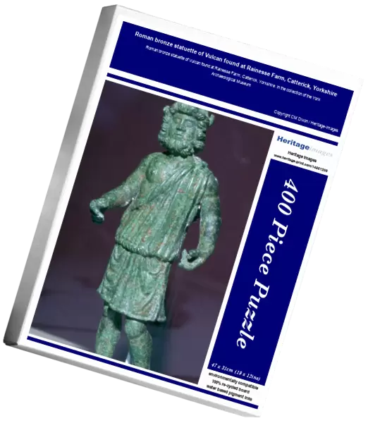 Roman bronze statuette of Vulcan found at Rainesse Farm, Catterick, Yorkshire