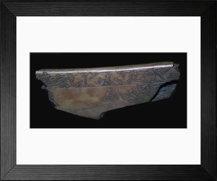 Framed Print : Bone Viking Trewiddle-style trial-piece Framed Print : Bone Viking Trewiddle-style trial-piece