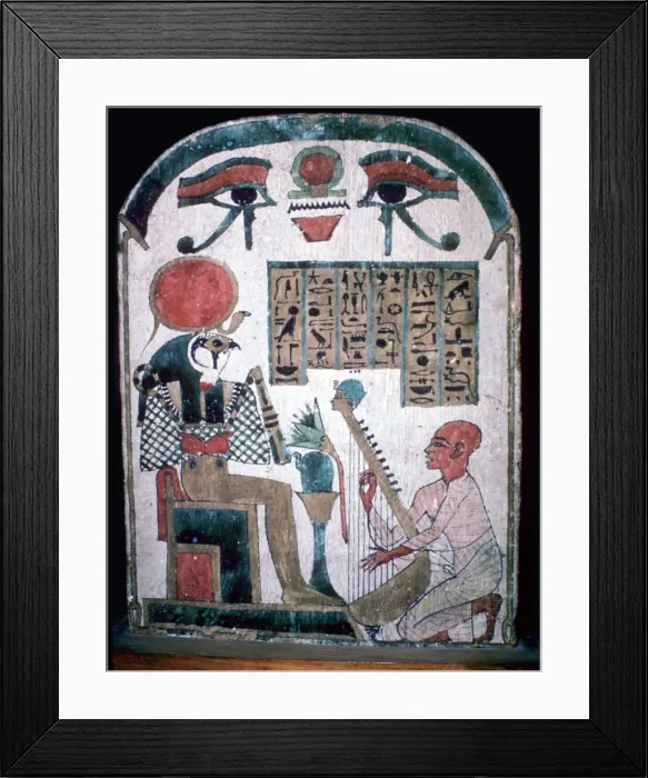Framed Print : Egyptian funerary slab of Diedkhonsu Soefankh Framed Print : Egyptian funerary slab of Diedkhonsu Soefankh