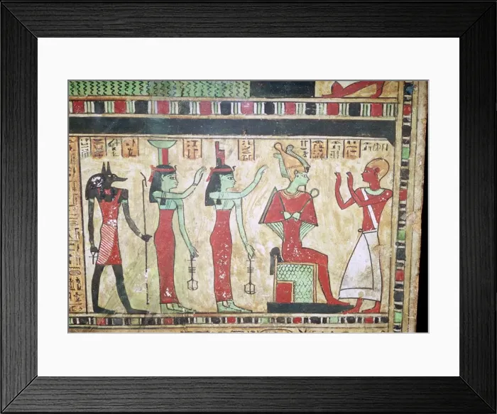 Framed Print : Detail of an Egyptian funerary slab Framed Print : Detail of an Egyptian funerary slab