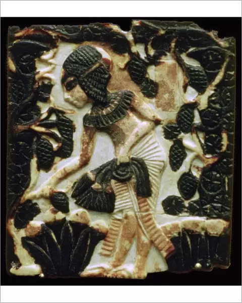 Egyptian faience tile