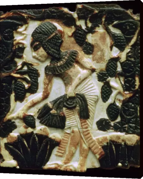 Egyptian faience tile