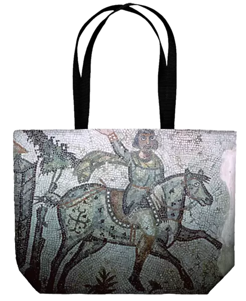 Mosaic of a Vandal on horseback, 5th century