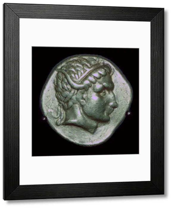 Framed Print : Gold stater of Antiochus I, 3rd century BC Framed Print : Gold stater of Antiochus I, 3rd century BC