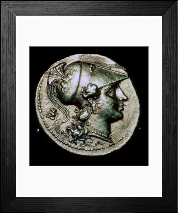 Framed Print : Gold stater of Pyrrhus of Epirus, 3rd century BC Framed Print : Gold stater of Pyrrhus of Epirus, 3rd century BC