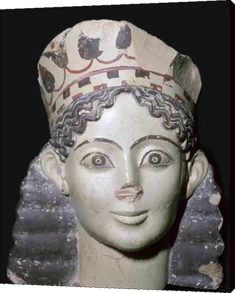 Terracotta head of a Sphinx, 6th century BC