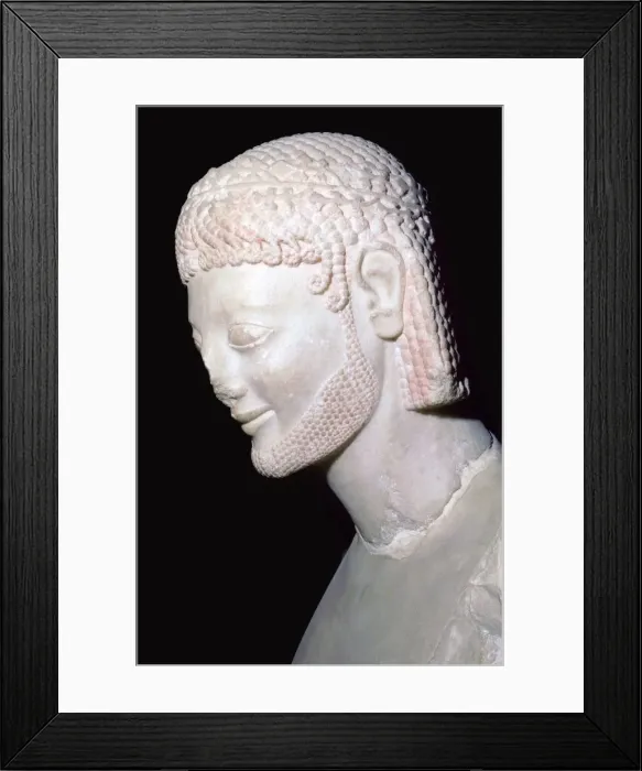 Framed Print : Head of the Rampin Horseman Framed Print : Head of the Rampin Horseman