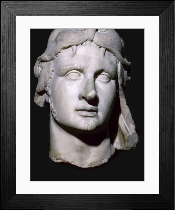 Framed Print : Bust of Mithradites VI Eupator, the King of Pont, c1st century Framed Print : Bust of Mithradites VI Eupator, the King of Pont, c1st century