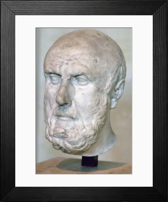 Framed Print : Bust of the Greek philosopher Chrysippus Framed Print : Bust of the Greek philosopher Chrysippus