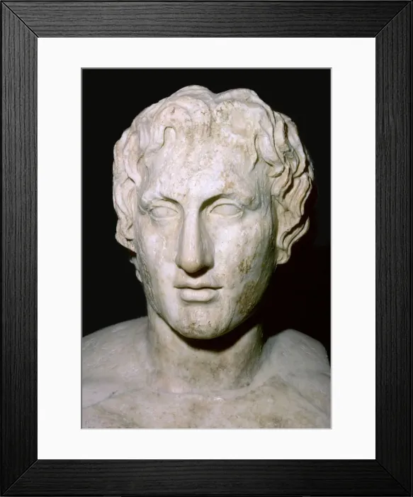 Framed Print : Bust of Alexander the Great, 4th century BC Framed Print : Bust of Alexander the Great, 4th century BC