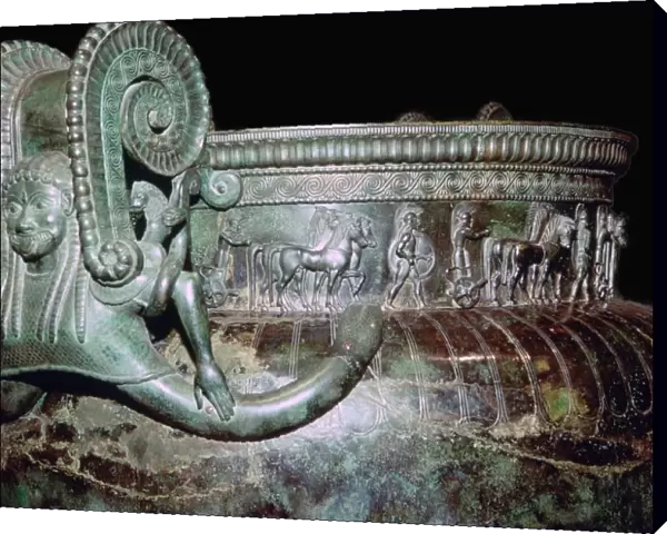 Detail of the Krater of Vix, 6th century BC