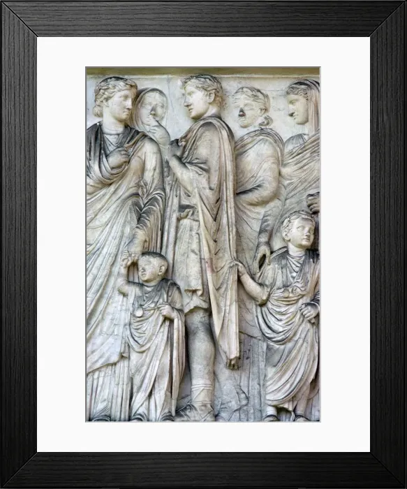 Framed Print : Detail from the Ara Pacis (Altar of peace), 2nd century BC Framed Print : Detail from the Ara Pacis (Altar of peace), 2nd century BC