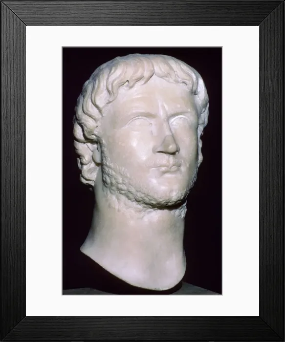 Framed Print : Bust of Gallienus, 3rd century Framed Print : Bust of Gallienus, 3rd century