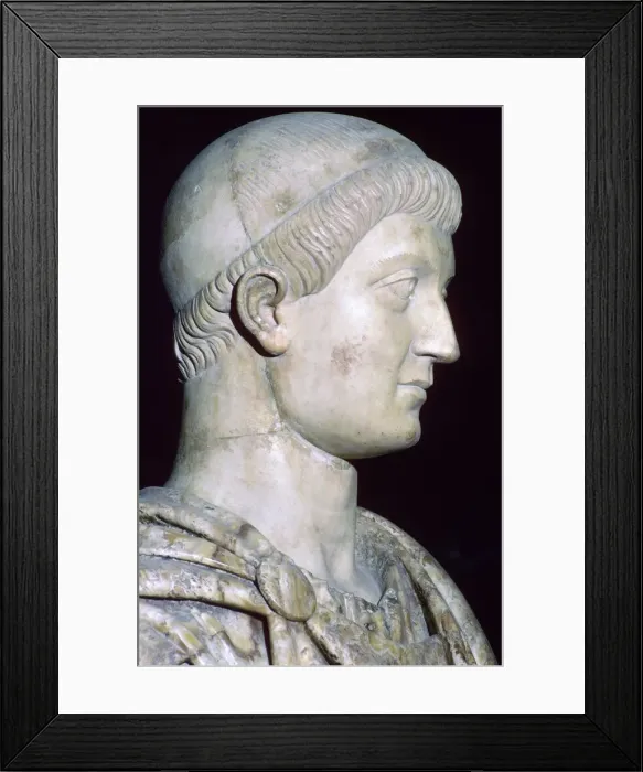 Framed Print : Bust of Constans I, 4th century Framed Print : Bust of Constans I, 4th century