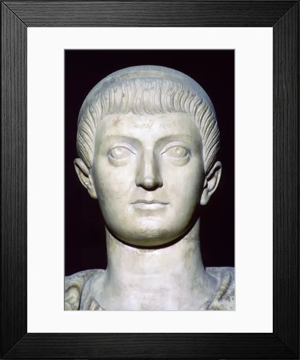 Framed Print : Bust of Constans I Framed Print : Bust of Constans I