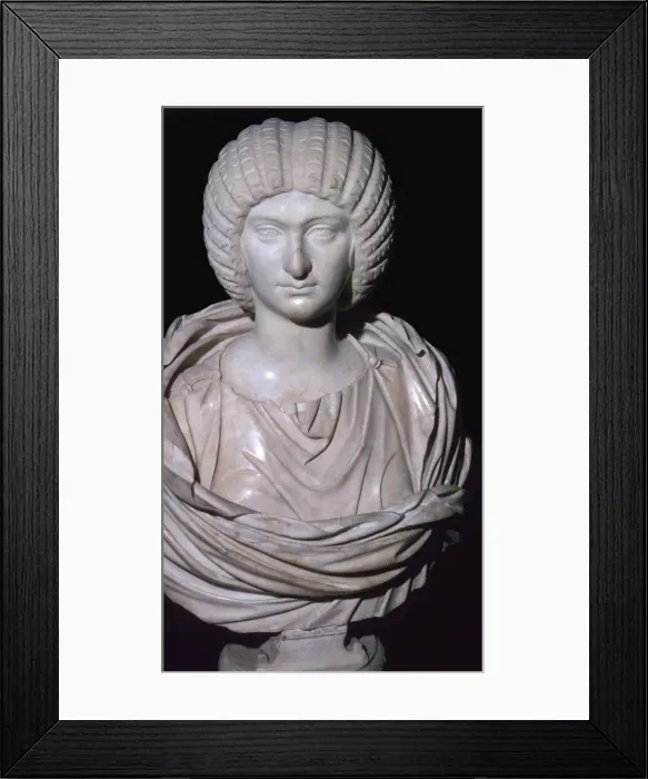Framed Print : Bust of Julia Domna, 2nd century Framed Print : Bust of Julia Domna, 2nd century